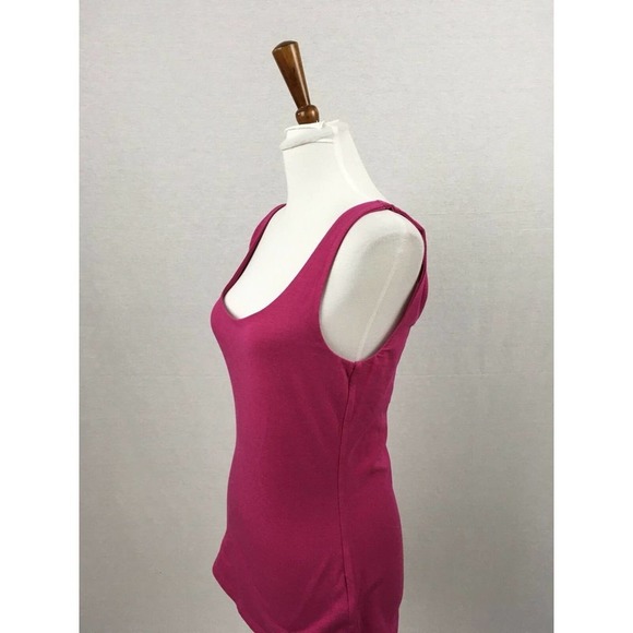 Express Womens Top Scoop Neck Sleeveless Tank Top - Pink - Size Small - Picture 5 of 7
